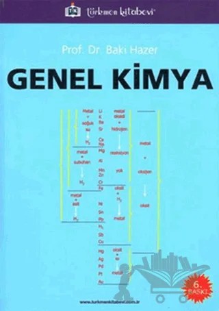Genel Kimya – Baki Hazer – Türkmen Kitabevi kitap kapağı