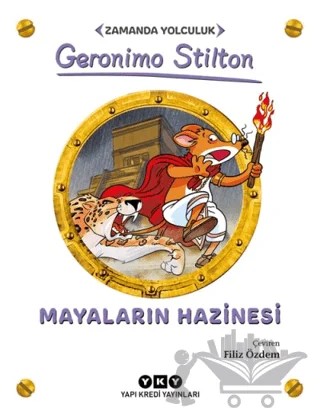 Mayaların Hazinesi – Gerenimo Stilton – Yapı Kredi Yayınları kitap kapağı