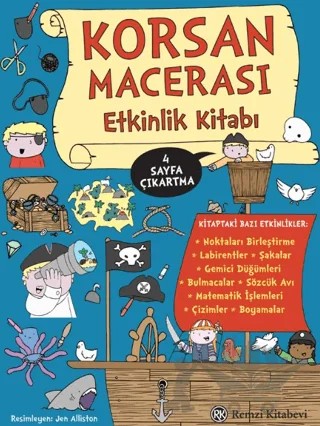 Korsan Macerası Etkinlik Kitabı – Jen Alliston – Remzi Kitabevi kitap kapağı