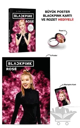 Blackpink Rosé / K-Pop Yıldızları – Cihan Özata – Parodi Yayınları kitap kapağı