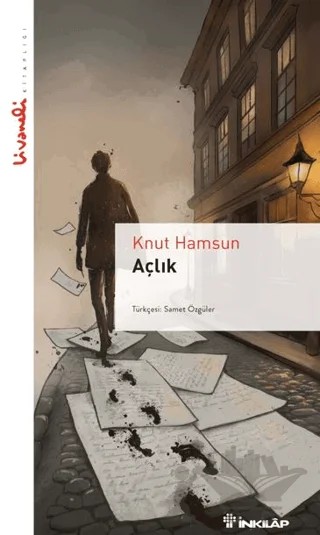 Açlık – Livaneli Kitaplığı – Knut Hamsun – İnkılap Kitabevi kitap kapağı