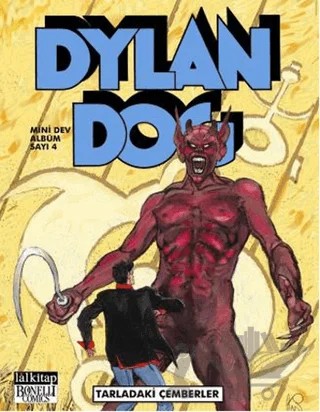 Dylan Dog Mini Dev Albüm Sayı: 4 - Tarladaki Çemberler – Bruno Enna – Lal Kitap kitap kapağı
