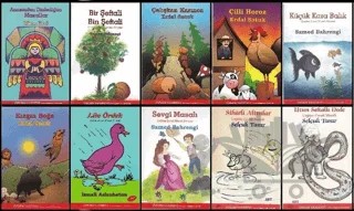 Sekiz Yaş Masal Kitapları (10 Kitap - 10'ar Adet) – Erdal Satuk, İsmail Aslanhatun, Mine Erol, Samed Behrengi, Selçuk Tanır – Özlem Yayınevi kitap kapağı