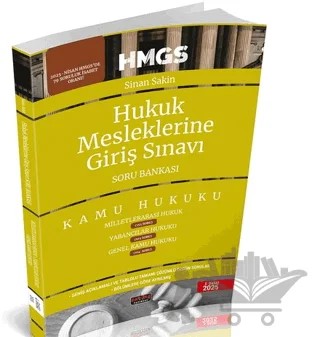 HMGS Milletlerarası Hukuk ve Genel Kamu Hukuku Soru Bankası – Sinan Sakin – Savaş Yayınevi kitap kapağı