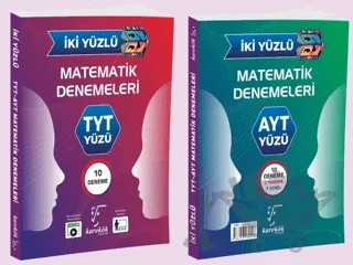 İki Yüzlü TYT AYT Matematik Denemeleri – Kollektif – Karekök Yayıncılık kitap kapağı