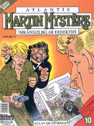 Martin Mystere İmkansızlıklar Dedektifi Allan Quatermain Sayı: 10 – Lal Kitap kitap kapağı