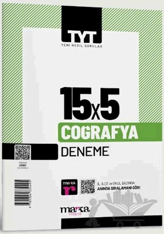 2025 TYT Coğrafya 15 Deneme Tamamı Video Çözümlü – Kolektif – Marka Yayınları kitap kapağı