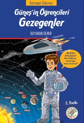Güneş'in Öğrencileri Gezegenler - Astronot Gökmen – Kayahan Demir – Ferfir Yayıncılık kitap kapağı
