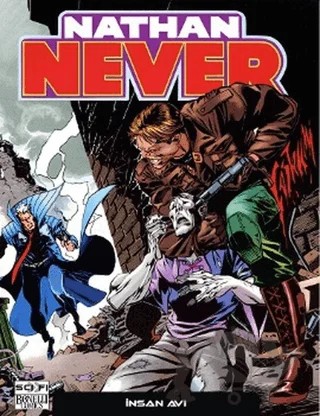 Nathan Never Serisi 3 - İnsan Avı – Kolektif – Çizgi Düşler Yayınevi kitap kapağı