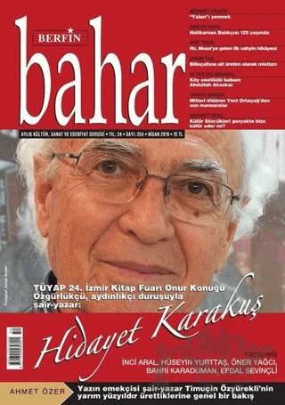 Berfin Bahar Aylık Kültür Sanat ve Edebiyat Dergisi Sayı: 254 Nisan 2019 – Berfin Bahar Dergisi kitap kapağı