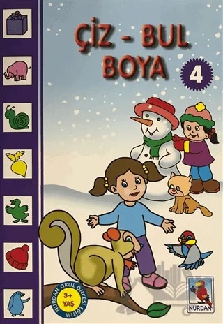 Çiz - Bul Boya 4 – Kolektif – Nurdan Yayınları kitap kapağı