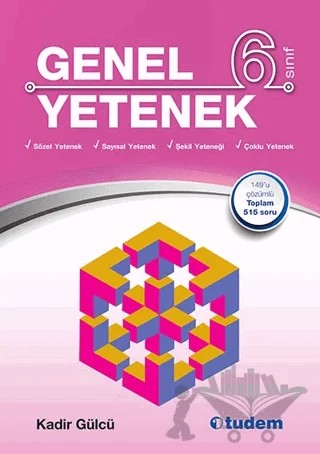 6. Sınıf Genel Yetenek – Kadir Gülcü – Tudem Yayınları - Bayilik kitap kapağı