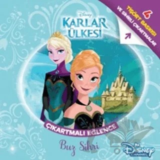 Disney Karlar Ülkesi Çıkartmalı Eğlence Tişört Baskılı - Buz Sihri – Kolektif – Doğan Egmont Yayıncılık kitap kapağı