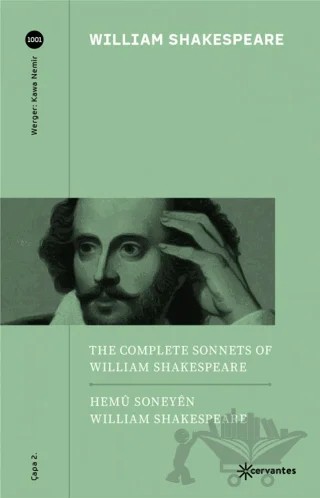 Hemu Soneyen William Shakespeare - The Complete Sonnets of William Shakespeare – Kawa Nemir – Cervantes kitap kapağı