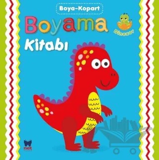 Boyama Kitabı Boya - Kopart - Dinozor – Kolektif – Net Çocuk Yayınları kitap kapağı