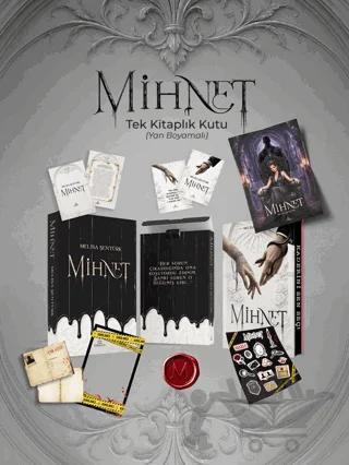 Mihnet - Yan Boyamalı Tek Kitaplık Kutu