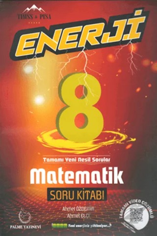 Palme 8. Sınıf Enerji Matematik Soru Kitabı – Ahmet Özdemir, Ahmet Elçi – Palme Yayınları kitap kapağı