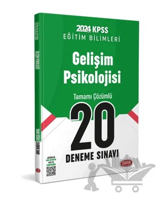 KPSS Eğitim Bilimleri Gelişim Psikolojisi 20 Deneme Sınavı – Kolektif – Data Yayınları kitap kapağı