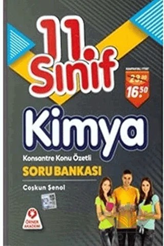 11. Sınıf Kimya Konsantre Konu Özetli Soru Bankası – Coşkun Şenol – Örnek Akademi kitap kapağı