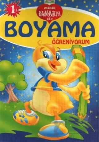 Minik Kanarya ile Boyama Öğreniyorum – Kolektif – Kirpi Yayıncılık kitap kapağı