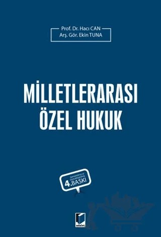 Milletlerarası Özel Hukuk – Ali Gümrah Toker, Hacı Can – Adalet Yayınevi kitap kapağı