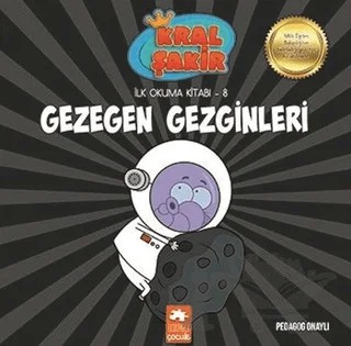 Gezegen Gezginleri - Kral Şakir İlk Okuma 8 – Varol Yaşaroğlu – Eksik Parça Yayınları kitap kapağı