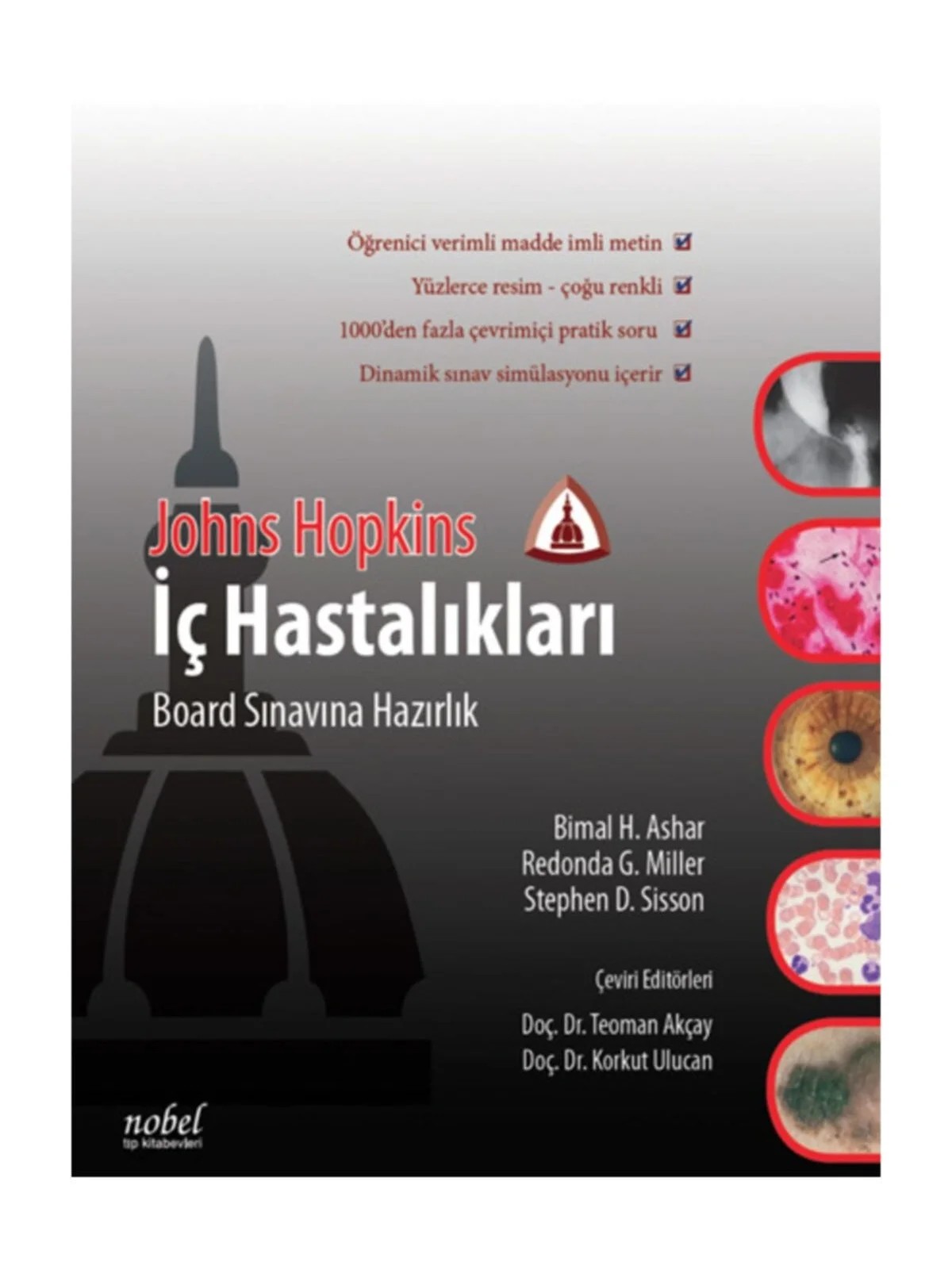 Johns Hopkins İç Hastalıkları Board Sınavına Hazırlık – - – Nobel Tıp Kitabevleri kitap kapağı