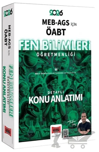2026 MEB-AGS ÖABT Fen Bilimleri Öğretmenliği Konu Anlatımı – Tufan Genç – Yargı Yayınevi kitap kapağı
