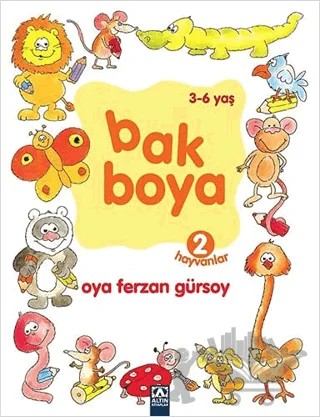 Bak Boya 2 Hayvanlar – Oya Ferzan Gürsoy – Altın Kitaplar kitap kapağı