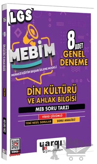 8. Sınıf LGS MEBİM Din Kültürü ve Ahlak Bilgisi 8 Adet Genel Deneme – Kolektif – Yargı Yayınevi kitap kapağı