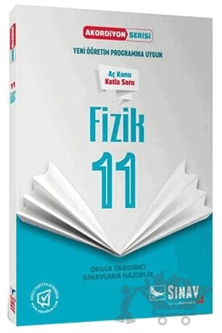 11. Sınıf Fizik Akordiyon Serisi – Kolektif – Sınav Yayınları kitap kapağı