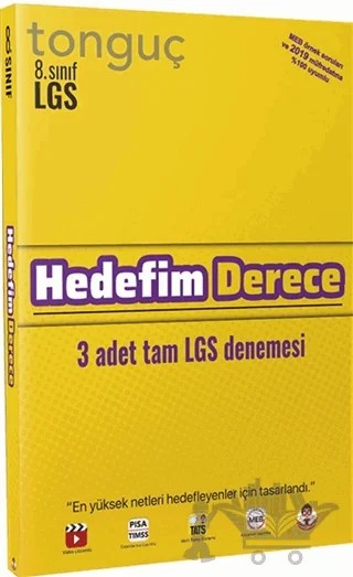 8. Sınıf LGS Hedefim Derece Denemeleri – Kolektif – Tonguç Akademi kitap kapağı