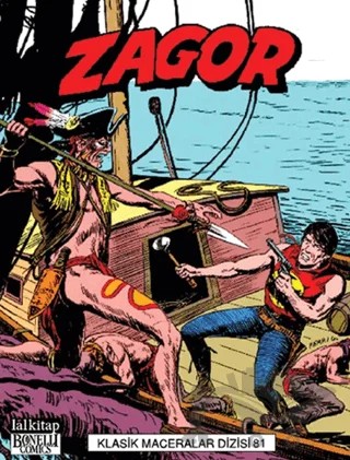 Zagor Klasik Maceralar Cilt: 81 – Marcello Toninelli – Lal Kitap kitap kapağı