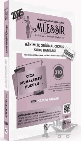 Müessir İdari Hakimlik ve İdari yargı Ön Sınavı için Ceza Muhakemesi Hukuku – Hamza Parlak – Kuram Kitap kitap kapağı