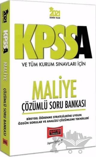 2021 KPSS A Grubu ve Tüm Kurum Sınavları İçin Maliye Çözümlü Soru Bankası – Kolektif – Yargı Yayınevi kitap kapağı