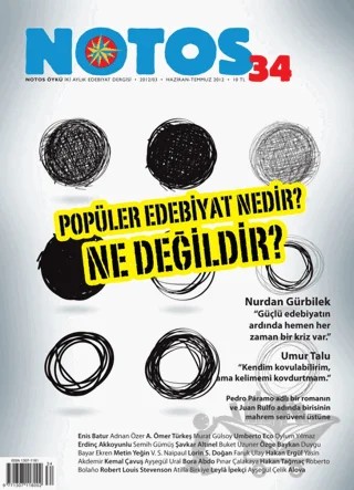 Notos Öykü İki Aylık Edebiyat Dergisi Sayı: 34 – Notos Öykü Dergisi kitap kapağı