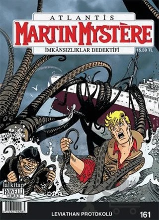 Martin Mystere İmkansızlıklar Dedektifi Sayı: 161 Leviathan Protokolu – Lal Kitap kitap kapağı