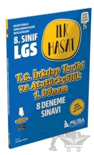 LGS T.C. İnkılap Tarihi ve Atatürkçülük İlk Hasat 8 Deneme Sınavı (1.Dönem) Muba Yayınları – Kolektif – Muba Yayınları kitap kapağı