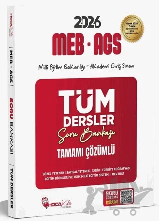 2026 MEB-AGS Tüm Dersler Soru Bankası Çözümlü – Kolektif – Hoca Kafası Yayınları kitap kapağı