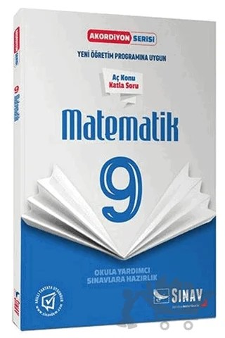 9. Sınıf Matematik Akordiyon Kitap – Kolektif – Sınav Yayınları kitap kapağı