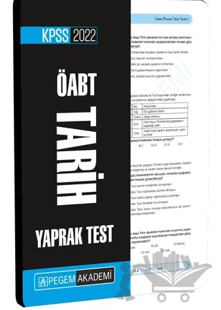 2022 KPSS ÖABT Tarih Yaprak Test – Kolektif – Pegem Akademi Yayıncılık kitap kapağı