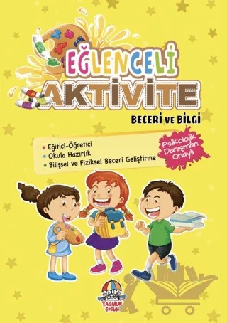 Eğlenceli Aktivite - Beceri ve Bilgi – Kolektif – Yağmur Çocuk kitap kapağı
