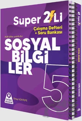 5. Sınıf Süper İkili Sosyal Bilgiler Seti – Kolektif – Örnek Akademi kitap kapağı