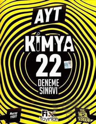 AYT Kimya 22 Denemeleri – Kolektif – Fix Yayınları kitap kapağı