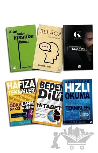 Kişisel Gelişim Seti (6 Kitap Takım) – İlkay Tercan, Ömer Kaya, Ruşen Eşref, Yusuf Aydın – Az Kitap kitap kapağı