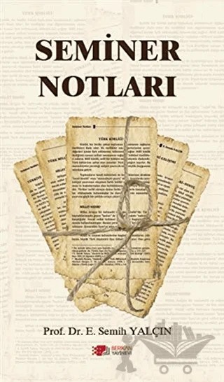 Seminer Notları – E. Semih Yalçın – Berikan Yayınevi kitap kapağı