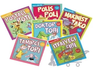 Meslekler Set (6 Kitap Takım) – Kolektif – Timaş Çocuk kitap kapağı