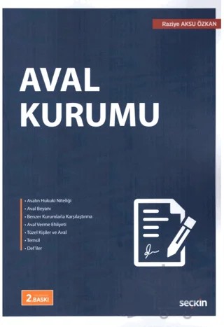 Aval Kurumu – Raziye Aksu Özkan – Seçkin Yayıncılık kitap kapağı