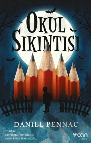 Okul Sıkıntısı – Daniel Pennac – Can Yayınları kitap kapağı
