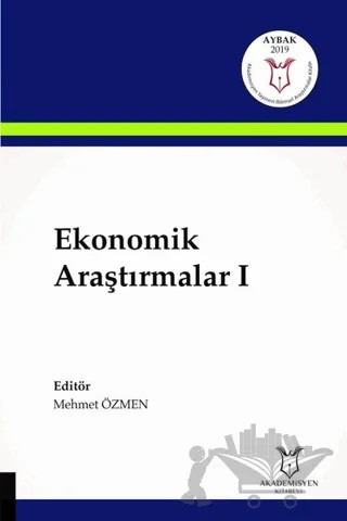Ekonomik Araştırmalar 1 – Mehmet Özmen – Akademisyen Kitabevi kitap kapağı